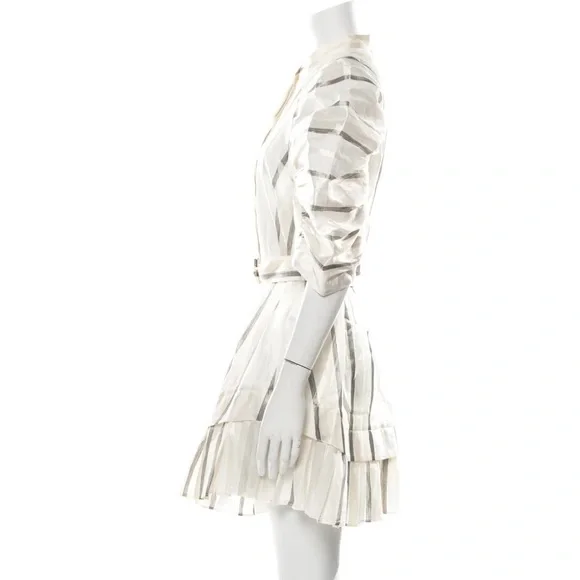 Acler Leighton Puff-Sleeve Dress Size: S - Picture 10 of 16